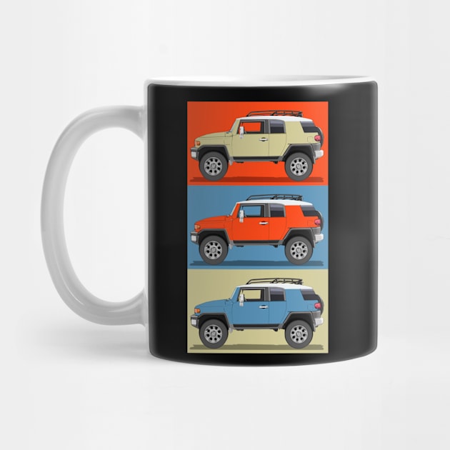 FJ Cruiser Pop Art by FanboyMuseum